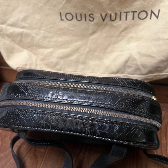 VTG Louis Vuitton Black Backpack Bag - Picture 8 of 10